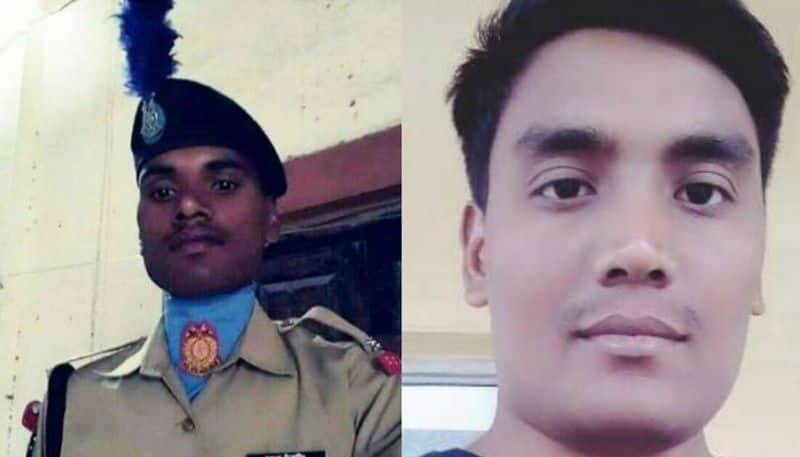 Left: Constable Ashwani Kumar Kaochi - 36 BN (M.P); Right: Constable Ratan Kumar Thakur - 45 BN (Bihar)