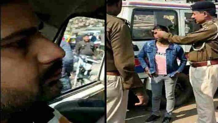 wife caught husband with girlfriend on road in patna pra wife caught husband with girlfriend on road in patna pra