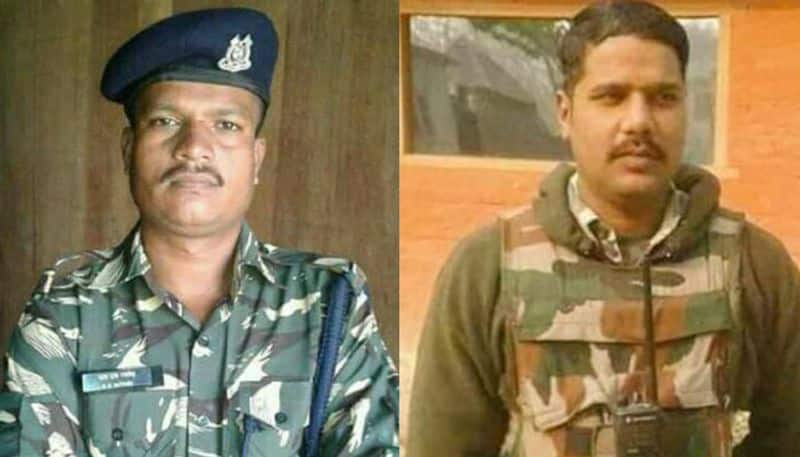 Left: Constable Rathod Nitin - 03 BN (Maharashtra); Right: Head Constable Awdesh Kumar Yadav - 45 BN - (U.P.)
