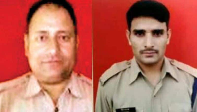 Left: Head Constable Naseer Ahmed - 76 Bn (J&K); Right: Constable Tilak Raj - 76 BN (Himachal Pradesh)