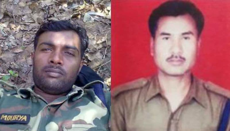 Left: Constable Vijay Kumar Mourya - 92 BN (U.P); Right: Head Constable Maneswar Basumatari - 98 BN (Assam)