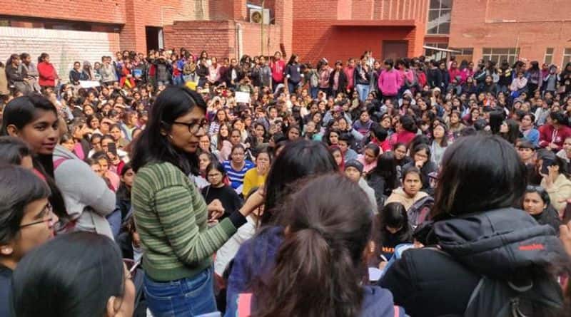 touched students inappropriately, masturbated in front of them, what happened in Gargi college on February 6
