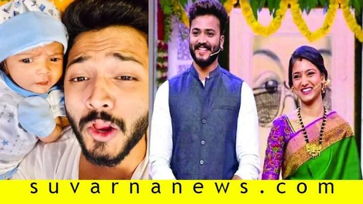 Agnishakshi fame Vijay surya and chaitra blessed with baby boy Agnishakshi fame Vijay surya and chaitra blessed with baby boy