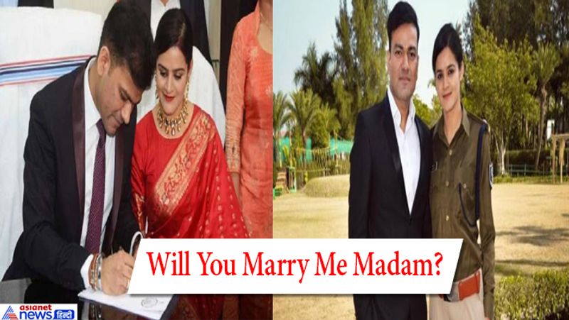 ये अनोखी प्रेम कहानी है आईएएस तुषार सिंगला की जो 2015 बैच के बंगाल कैडर के अफसर हैं। उन्होंने आईपीएस नवजोत सिम्मी को वैलेटाइन डे पर शादी के लिए प्रपोज किया था। सिम्मी बिहार कैडर की 2018 बैच की आईपीएस हैं। सिम्मी अभी एसीपी के तौर पर पटना में तैनात हैं, दोनों अधिकारी पंजाब के रहने वाले हैं।