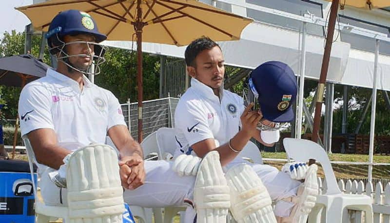 prithvi shaw playing well in second innings of practice match against new zealand eleven