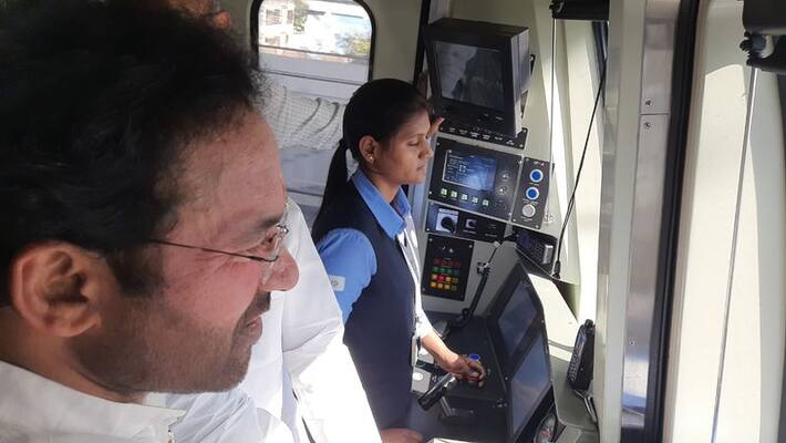 Kishan Reddy lashes out at TRS on Hyderabad metro rail Kishan Reddy lashes out at TRS on Hyderabad metro rail