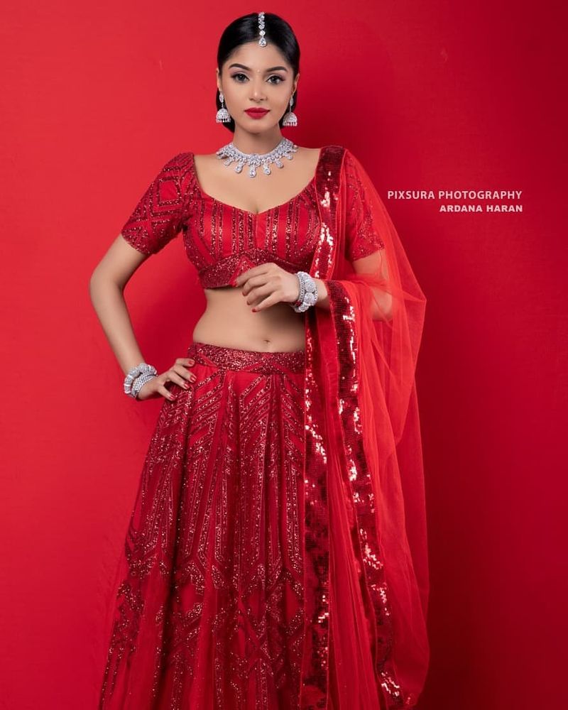 Sanam Shetty Lovers Day Special Hot Photo Shoot