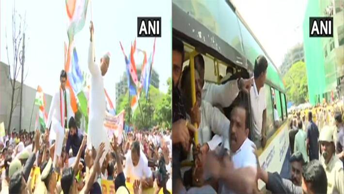 The protesters was going to encircle the Chief Minister house, was arrested kpm The protesters was going to encircle the Chief Minister house, was arrested kpm