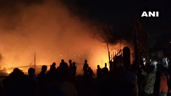 Fire in rohini Area, 12 Fire fighters controlled the fire KPB Fire in rohini Area, 12 Fire fighters controlled the fire KPB