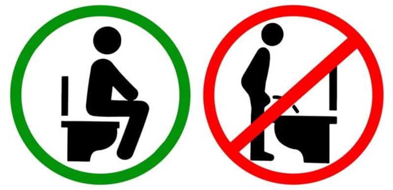Urinate standing or sitting, women peeing standing any issue