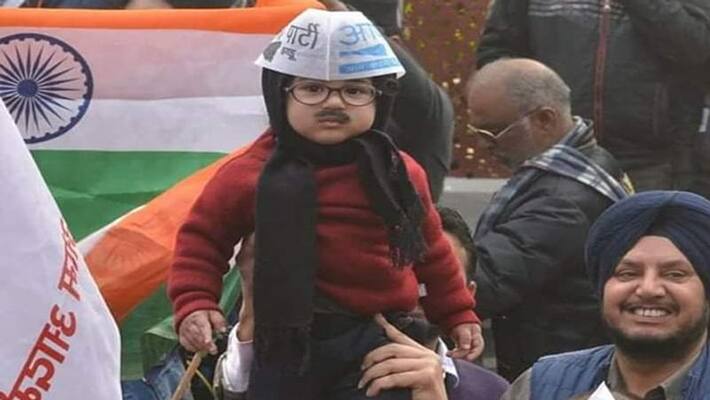 Kejriwal to KGwall: Meet the 'Little Mufflermen' who attended oath-taking event, Aavyan special guest Kejriwal to KGwall: Meet the 'Little Mufflermen' who attended oath-taking event, Aavyan special guest