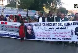 People in Karachi hold protest seeking justice for forced conversion of Hindu girl Mehek