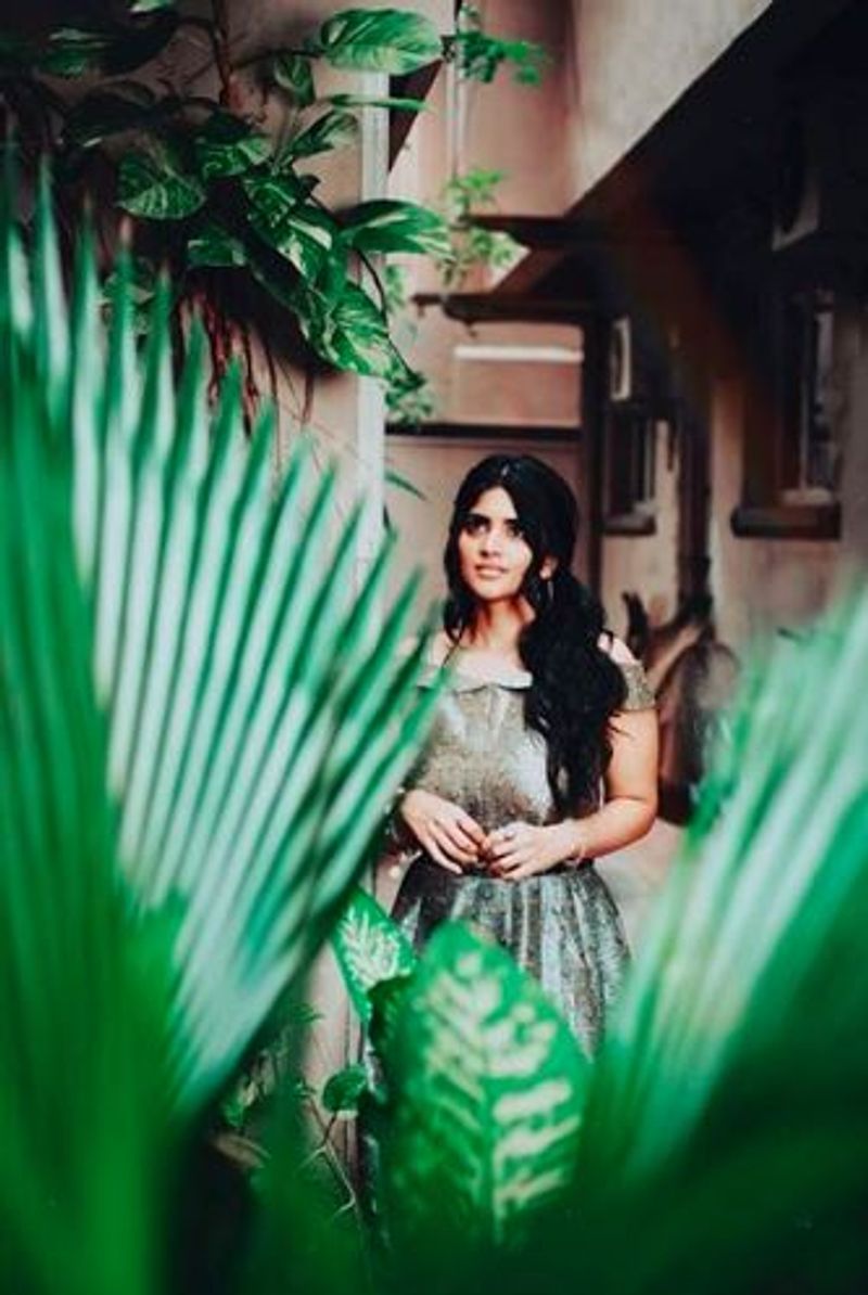 actress megha akash latest modern dress photo gallery