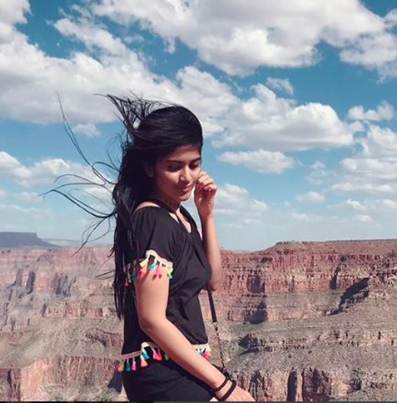 actress megha akash latest modern dress photo gallery
