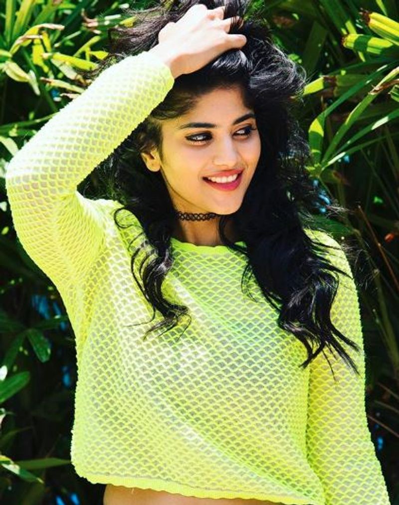 actress megha akash latest modern dress photo gallery