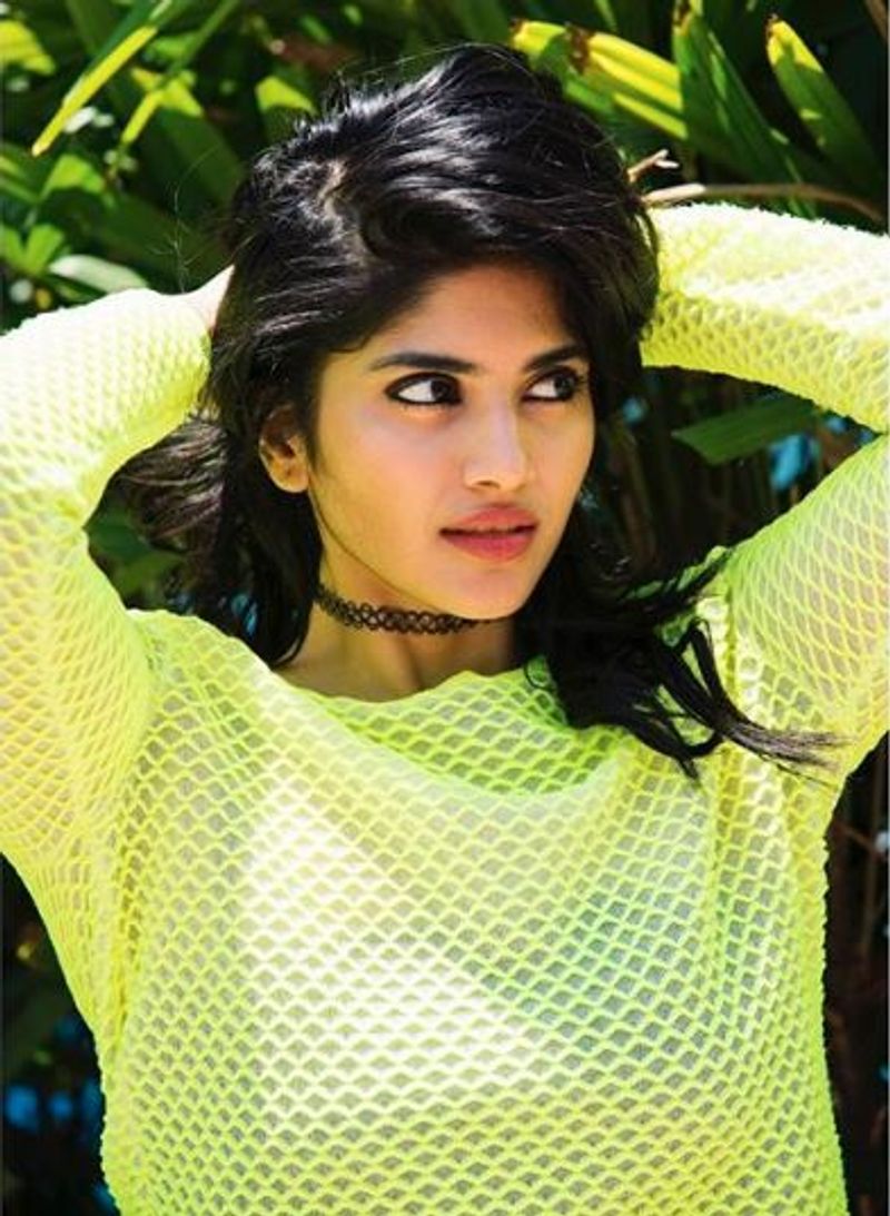 actress megha akash latest modern dress photo gallery