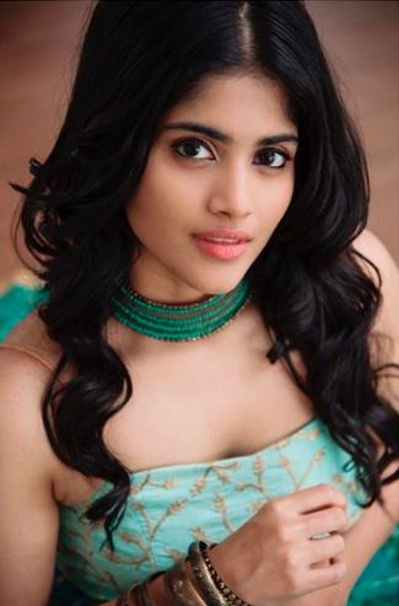 actress megha akash latest modern dress photo gallery