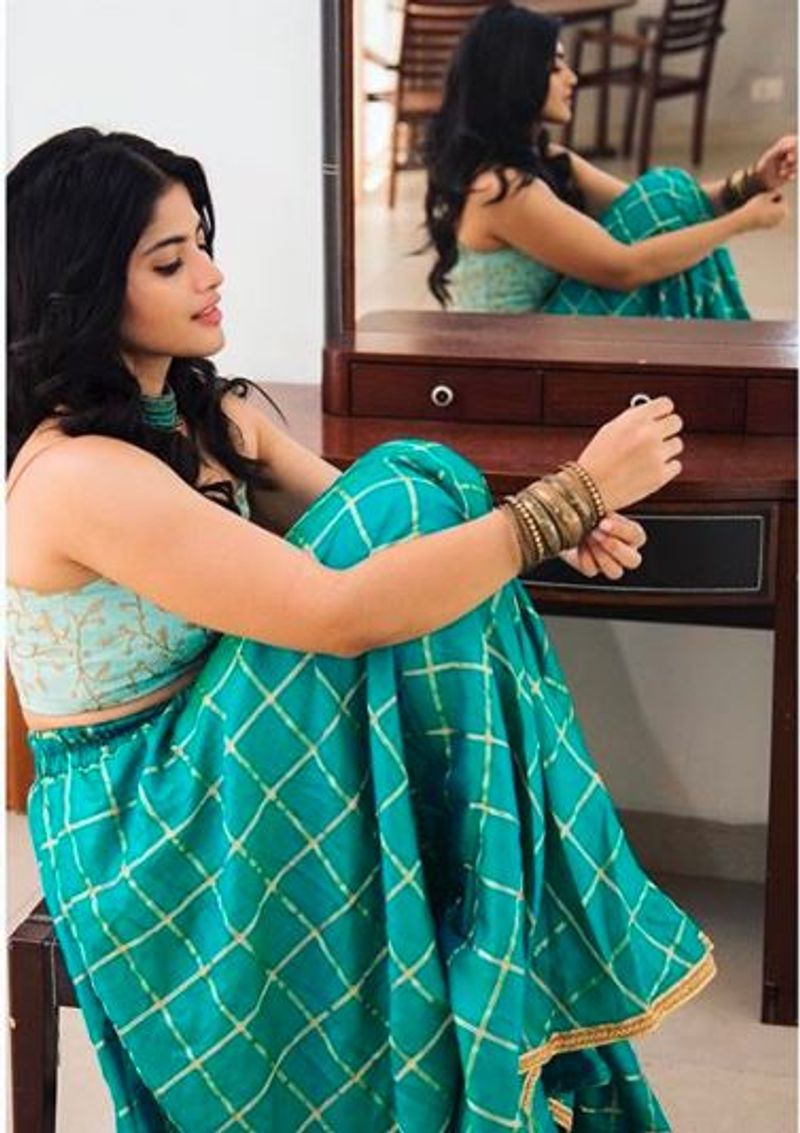 actress megha akash latest modern dress photo gallery