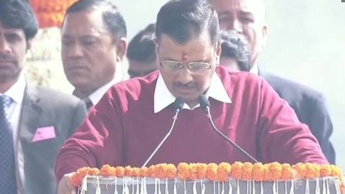 Arvind Kejriwal takes oath as Chief Minister of Delhi for a third term Arvind Kejriwal takes oath as Chief Minister of Delhi for a third term