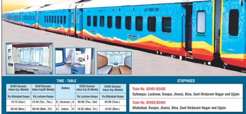 अश्विनी श्रीवास्तव के मुताबिक, इस ट्रेन में धार्मिक यात्रा के लिए विशेष पैकेज भी दिए जा रहे हैं। जैसे काशी दर्शन का एक पैकेज 6010 रुपए का है। इसमें बनारस के घाट, विश्वनाथ मंदिर, गंगा आरती के दर्शन कराए जाएंगे।