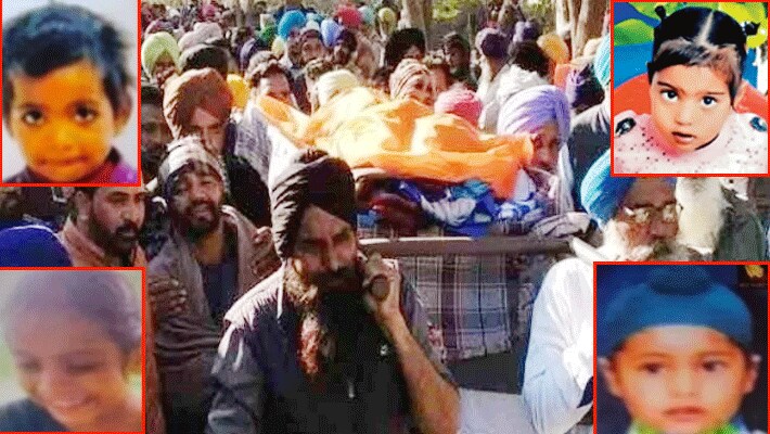 हादसे में मरने वाले चार बच्चों का जब आज एक साथ अंतिम संस्कार हुआ तो हजारों लोगों की आंखें नम थीं। मासूमों के माता- पिता उनके शवों से लिपटकर फूट-फूटकर रो रहे थे। बच्चों की अंतिम झलक देखने के लिए पूरा गांव उमड़ा था। चारों की चताएं एक-दूसरे के पास जलाई गईं थीं।