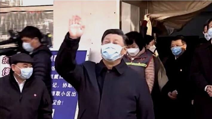 china president xi jin ping visit first time ukhan town at china after 3 month affect corona china president xi jin ping visit first time ukhan town at china after 3 month affect corona