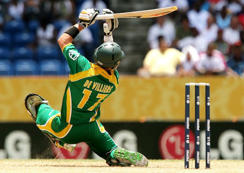 Incredible shot. Only AB de Villiers can manage this