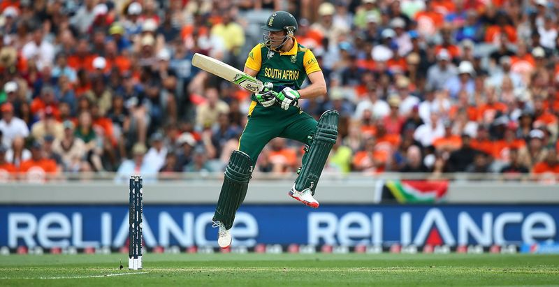 Commentators often run short of words when AB de Villiers comes up with this kind of a shot