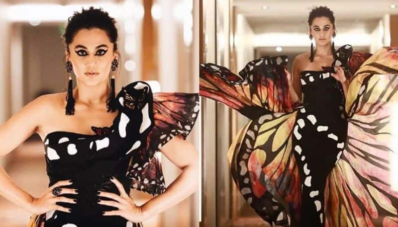 tapsee pannu in butterfly looks