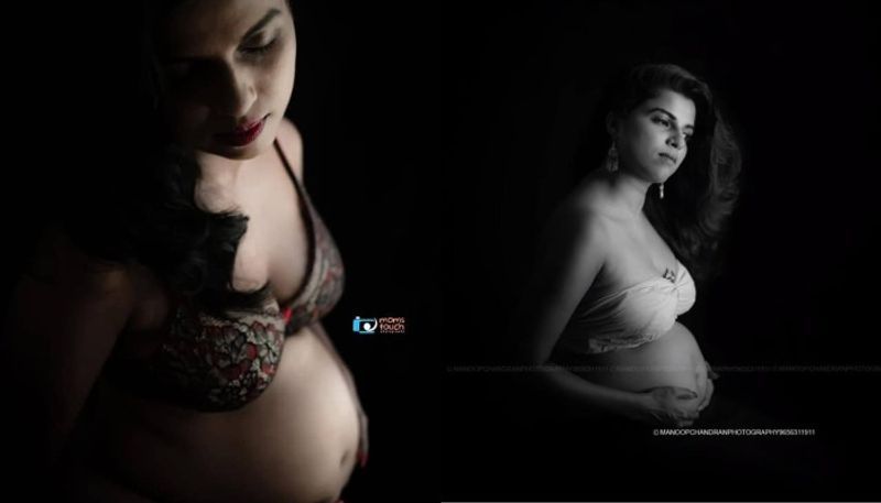 Jomol added that she, along with her husband and son, were captured in the nude maternity photoshoot