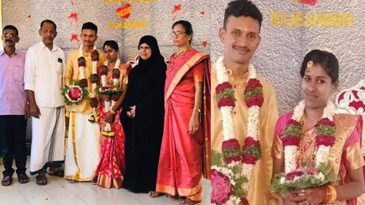 The Hindu Formal Marriage In The Hindu Temple Muslim Couples Action The Hindu Formal Marriage In The Hindu Temple Muslim Couples Action