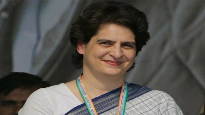 Madhya Pradesh Congress leaders demand, Priyanka Gandhi be sent from MP to Rajya Sabha kpm Madhya Pradesh Congress leaders demand, Priyanka Gandhi be sent from MP to Rajya Sabha kpm