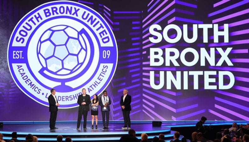 Laureus Sport for Good Award: South Bronx United. South Bronx United (SBU), a football programme based in New York, was honoured with the Laureus Sport for Good Award. The programme uses football to achieve educational outcomes for young people from underserved communities