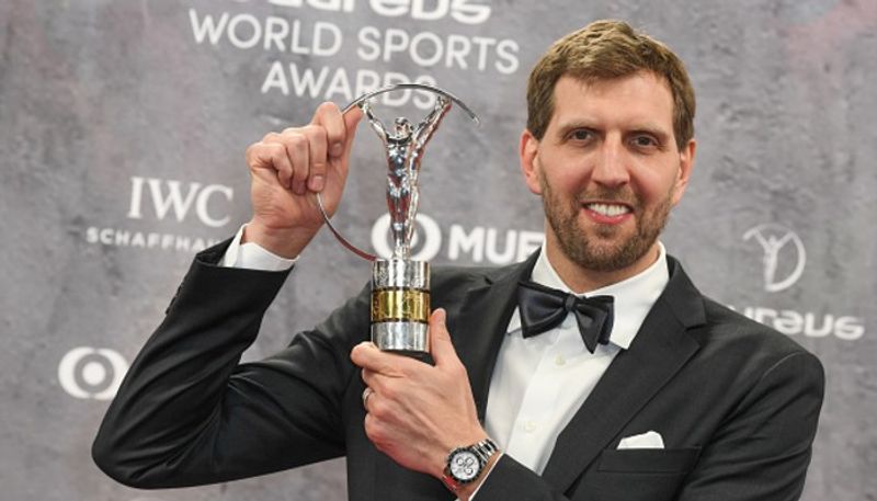 Laureus Lifetime Achievement Award: Dirk Nowitzki. Widely regarded to be the greatest European basketball player ever, Nowitzki spent his entire 21-year career at the Dallas Mavericks. Nowitzki retired at the end of the 2018-19 season, and will go down in history as the only player to record at least 31,000 points, 10,000 rebounds, 3,000 assists, 1,000 steals, 1,000 blocks and 1,000 three-pointers