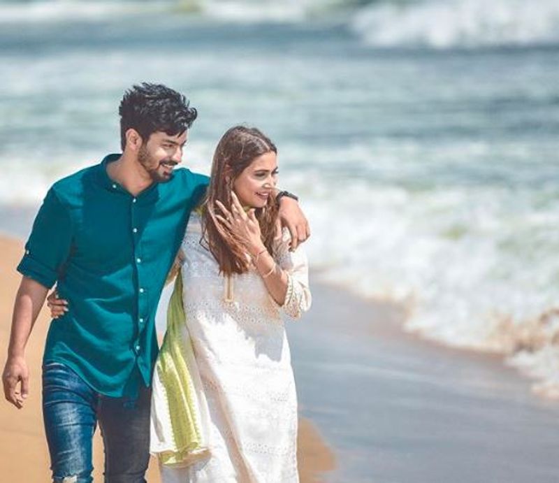 actor biggboss mahat celebrate birthday for his year her wife photo gallery
