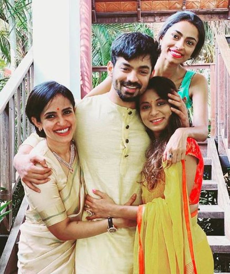 actor biggboss mahat celebrate birthday for his year her wife photo gallery