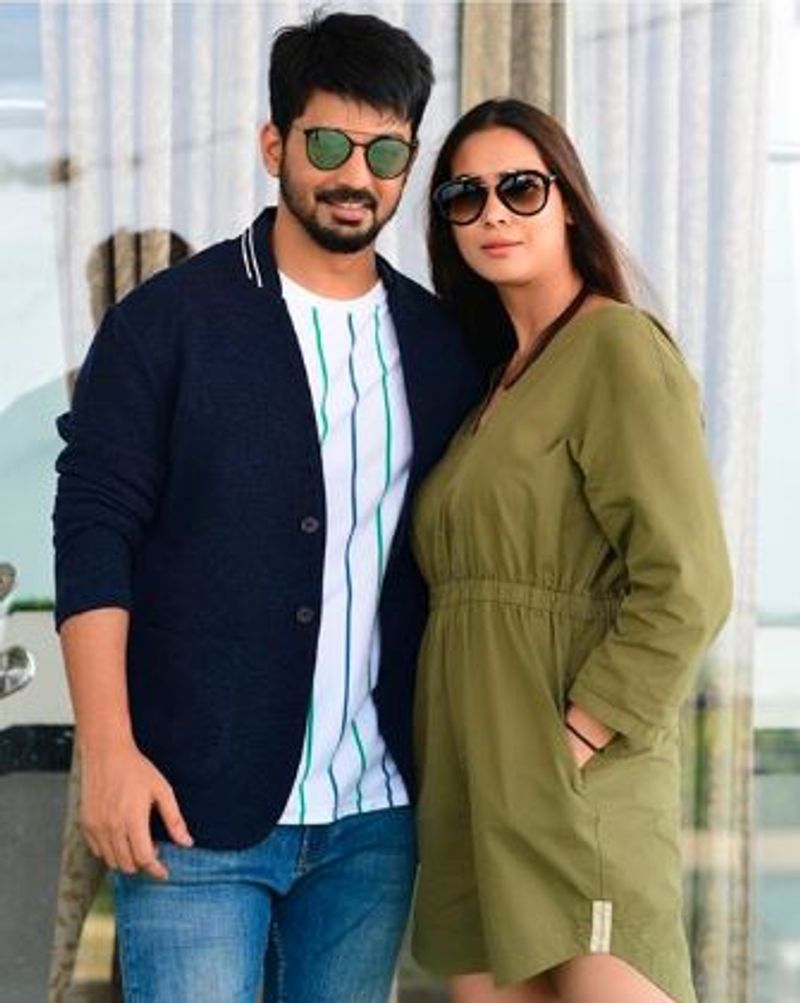 actor biggboss mahat celebrate birthday for his year her wife photo gallery