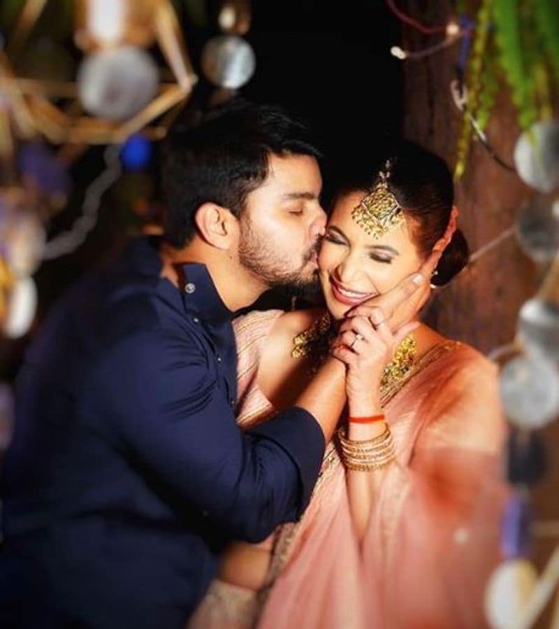 actor biggboss mahat celebrate birthday for his year her wife photo gallery