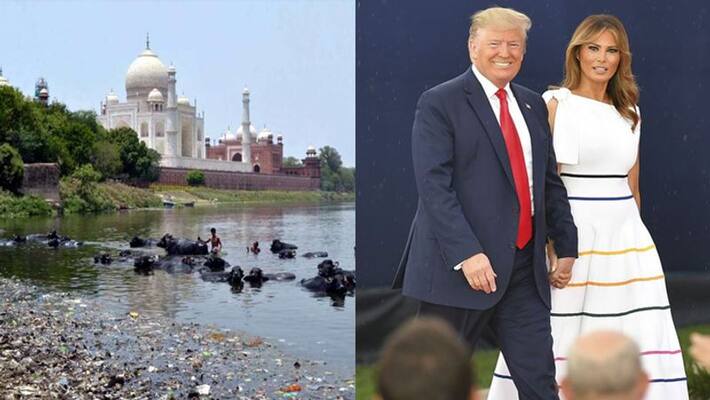 ganga water will reach in yamuna before donald trump agra visit KPP ganga water will reach in yamuna before donald trump agra visit KPP