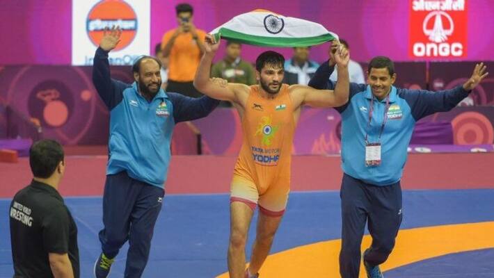 Sunil Kumar wins gold in Greco-Roman at Asian Wrestling Championships Sunil Kumar wins gold in Greco-Roman at Asian Wrestling Championships