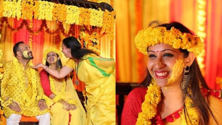 sowbhagya venkitesh haldi mehendi pictures goes viral sowbhagya venkitesh haldi mehendi pictures goes viral