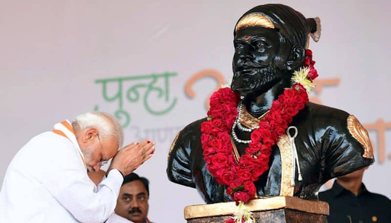 PM Narendra Modi pays tributes to Shivaji Maharaj on his 390th birth anniversary