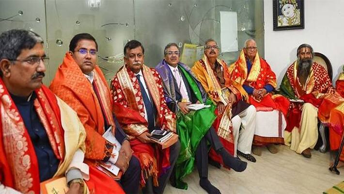 Ram Mandir Trust members will meet PM Modi today kps Ram Mandir Trust members will meet PM Modi today kps