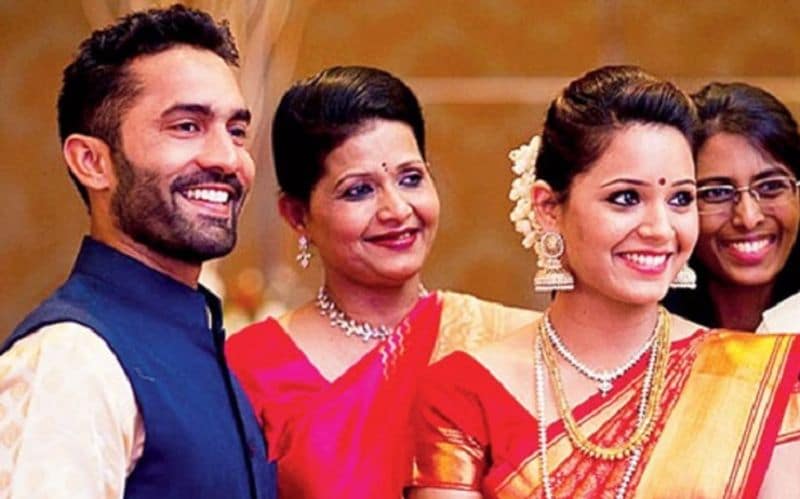 Dinesh Karthik mother in law Susan Itticieria also India women cricketer