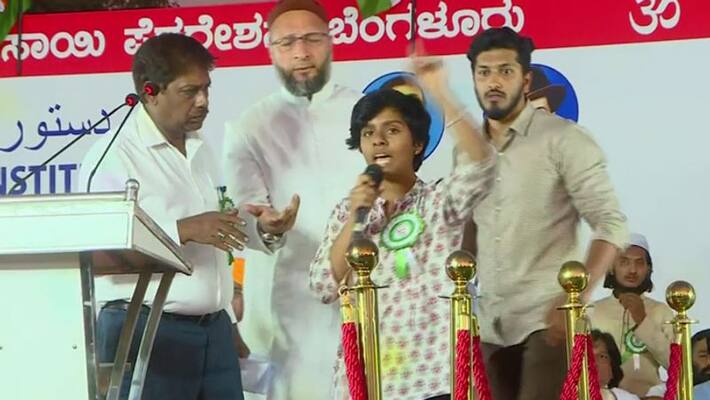 The woman, who chants 'Pakistan Zindabad' in Owaisi's rally identified as Leftist Amulya Leona The woman, who chants 'Pakistan Zindabad' in Owaisi's rally identified as Leftist Amulya Leona