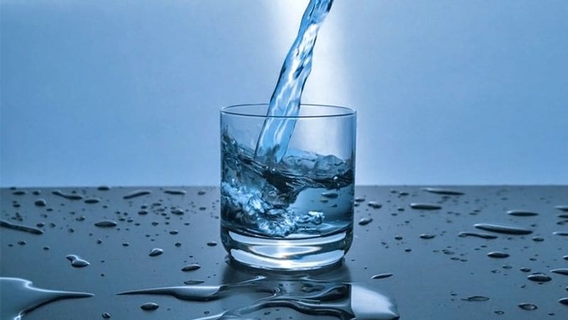 Dont drink water while standing here is the reason for that