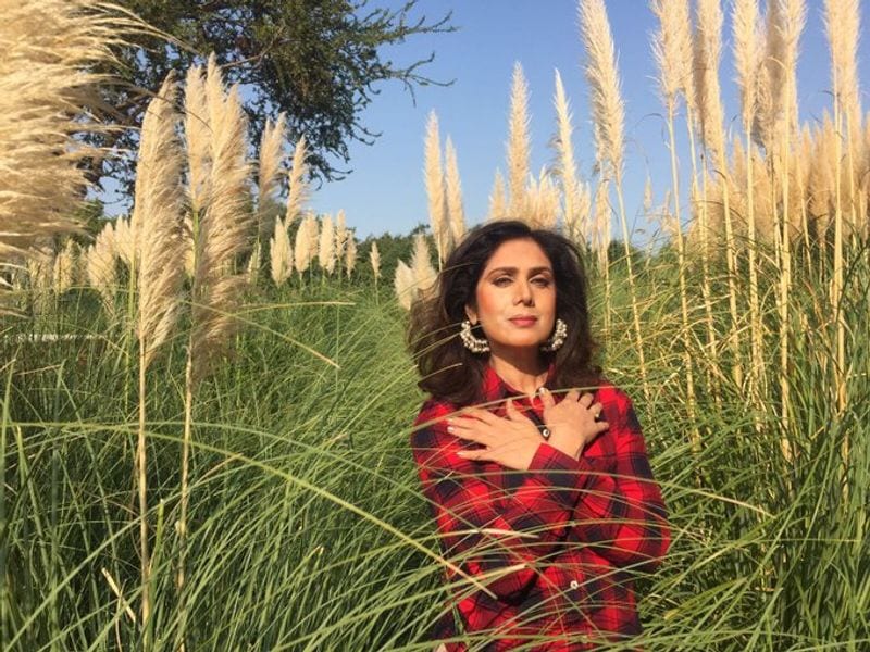 Duet movie actress Meenakshi Sheshadri recent photo pictures