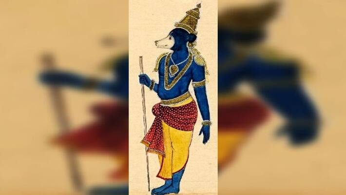 A priest in Uttar Pradesh with massive tumour on face worshipped as Lord Jambavan A priest in Uttar Pradesh with massive tumour on face worshipped as Lord Jambavan