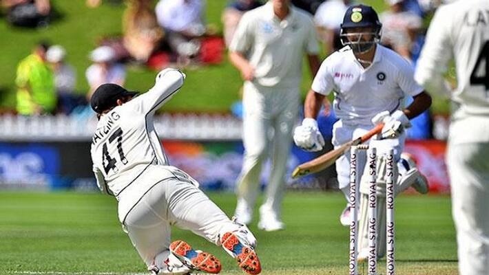 India vs New Zealand first test: Rishabh Pant gets run out, twitterati blame Ajinkya Rahane India vs New Zealand first test: Rishabh Pant gets run out, twitterati blame Ajinkya Rahane