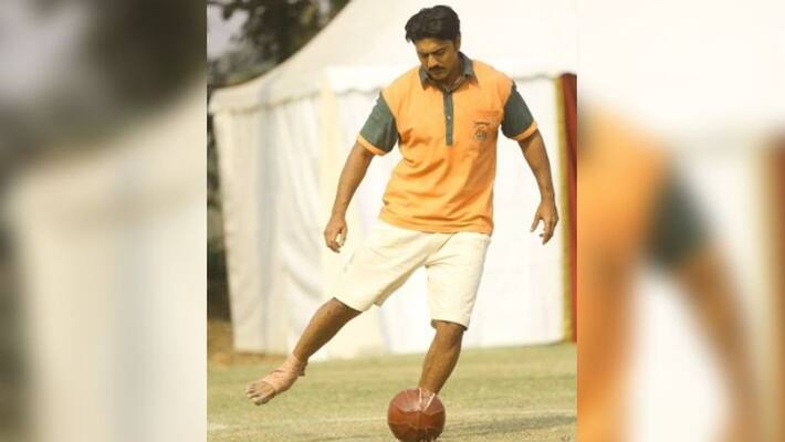 Dev playing football photos goes viral on social media Dev playing football photos goes viral on social media